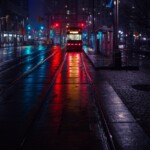 train at night