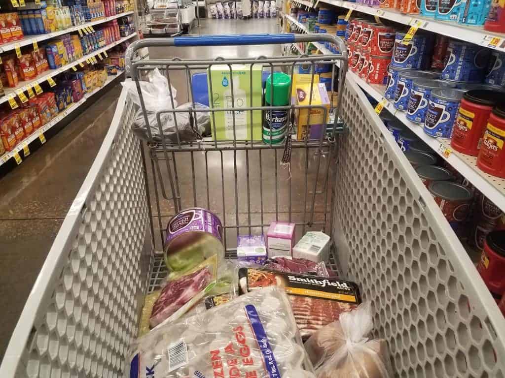 shopping groceries