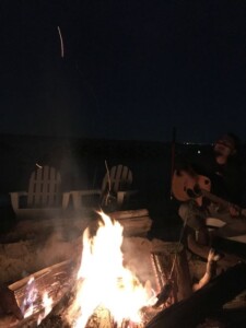 singing at bonfire